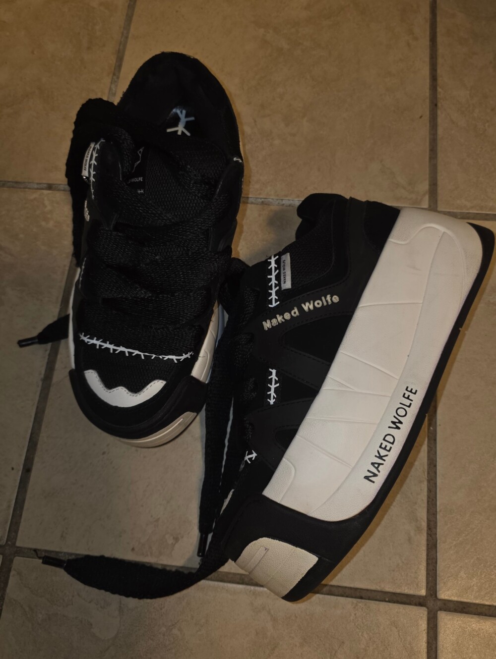 Naked Wolfe Women's Slider Sneakers Size 8
